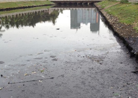 ?？诤诔羲w白沙河治理前